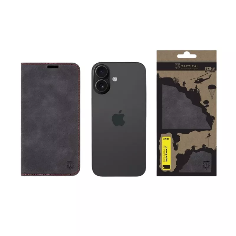 Tactical Θήκη Βιβλίου Xproof για iPhone 17, Black Hawk
