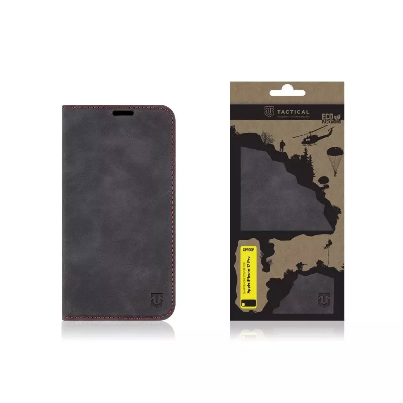 Tactical Θήκη Βιβλίου Xproof iPhone 17 Pro Black Hawk μαύρο
