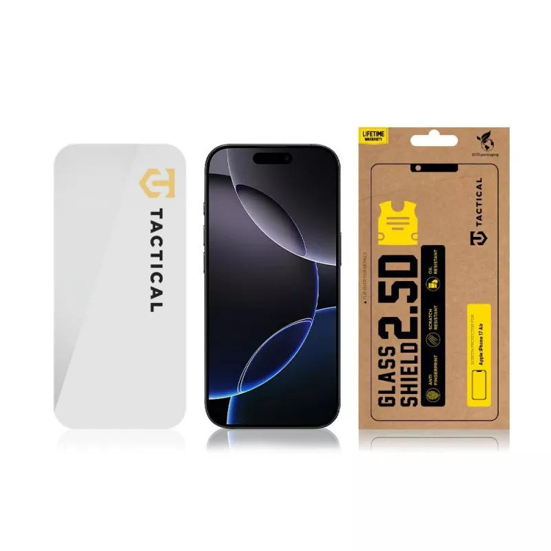 Tactical Glass Shield 2.5D για iPhone Air Clear