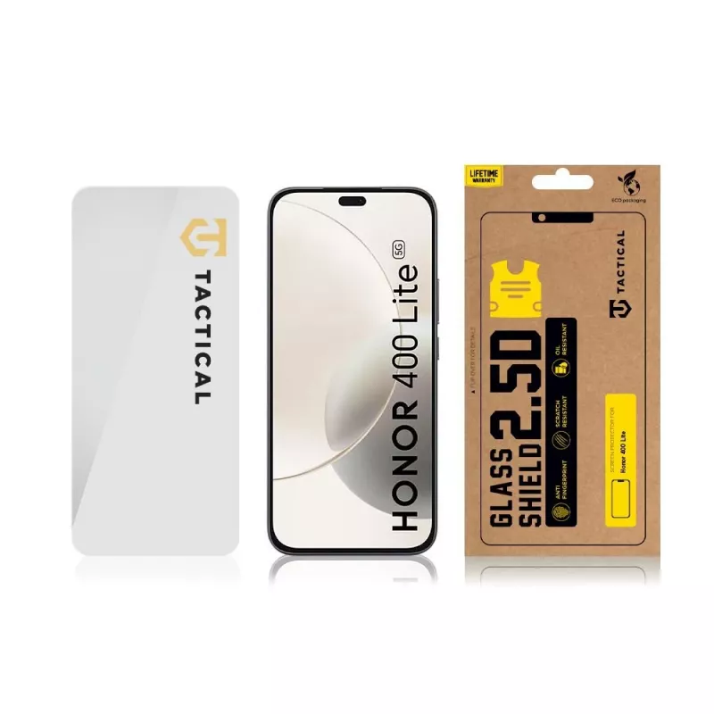 Tactical Glass Shield 2.5D για Honor 400 Lite διάφανο
