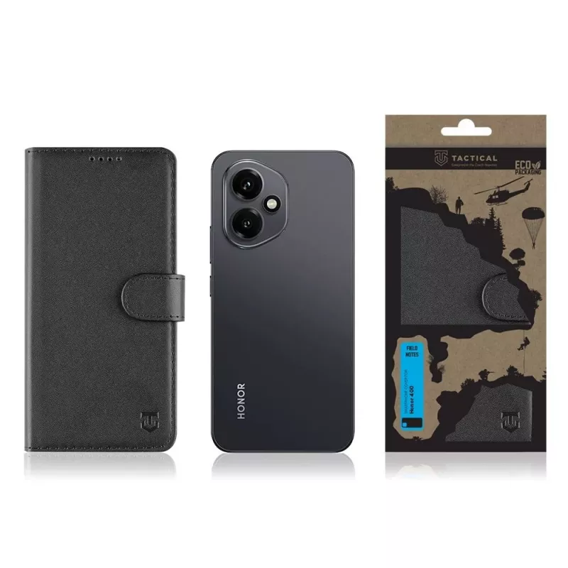 Tactical Field Notes θήκη βιβλίου Honor 400 μαύρη