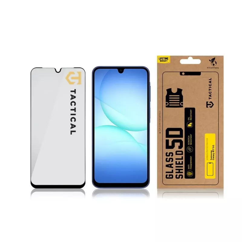 Tactical Glass Shield 5D για Galaxy A17 4G/5G μαύρο