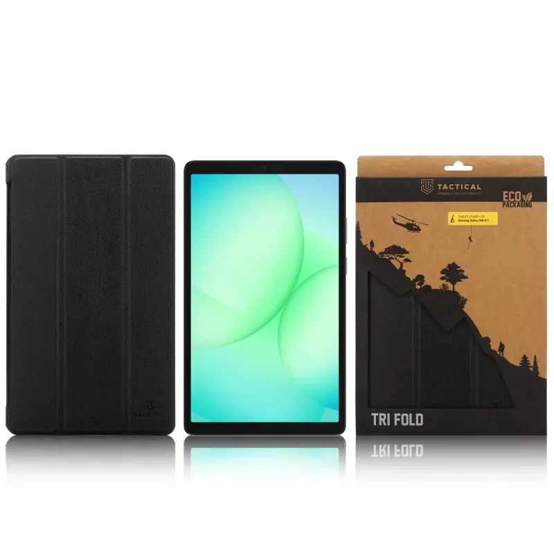 Tactical Θήκη Βιβλίου Tri Fold για Samsung Galaxy Tab A9 8,7 inch μαύρο