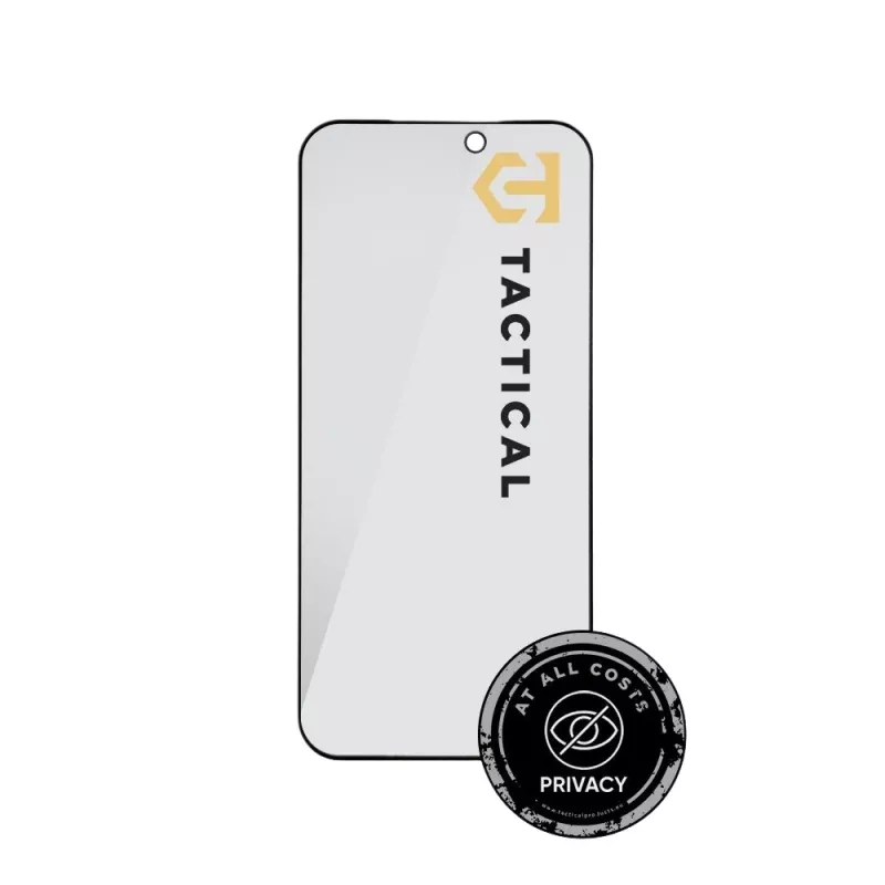 Tactical Glass Shield Privacy 5D για iPhone 17 Pro Max μαύρο