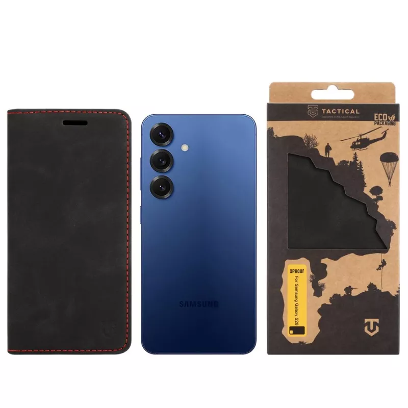 Tactical Θήκη Βιβλίου Xproof Galaxy S26 Black Hawk