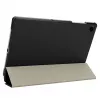 Tactical Book Cover Tri Fold Galaxy TAB A11+ μαύρο
