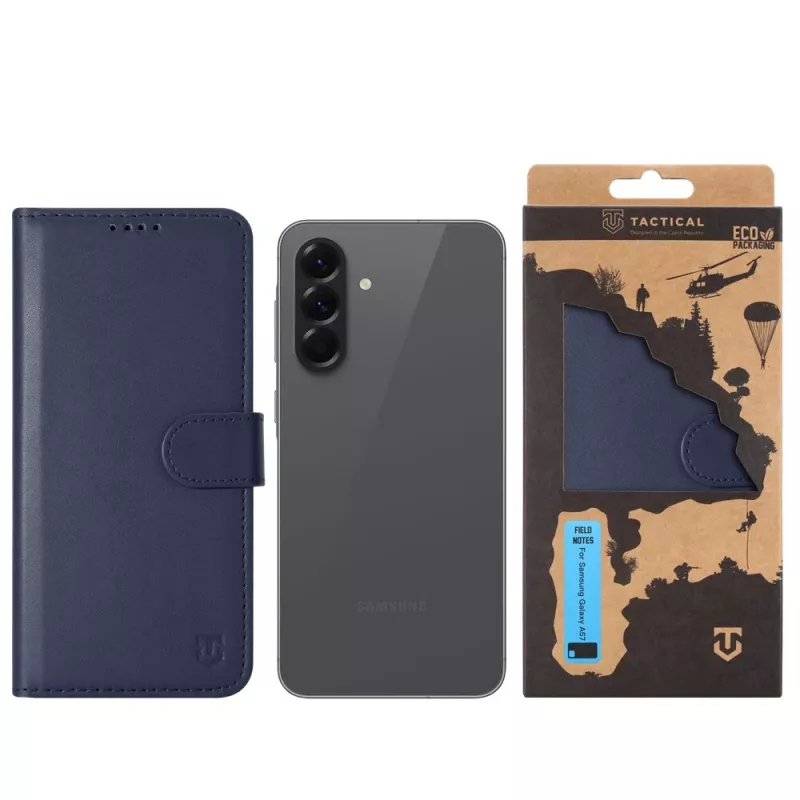 Tactical Book Cover Field Notes Galaxy A57 μπλε