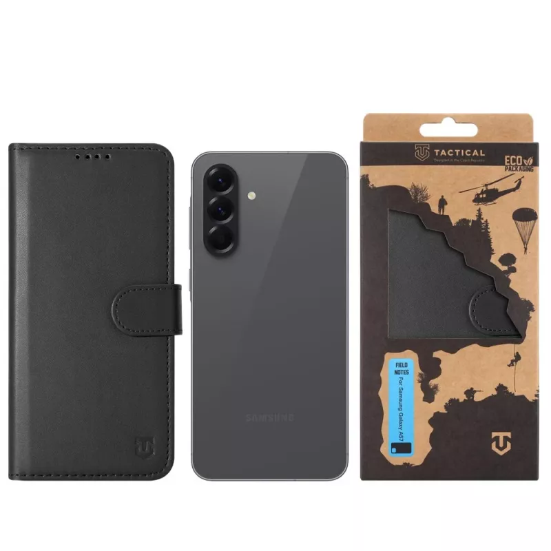 Tactical Book Cover Field Notes Galaxy A57 μαύρο