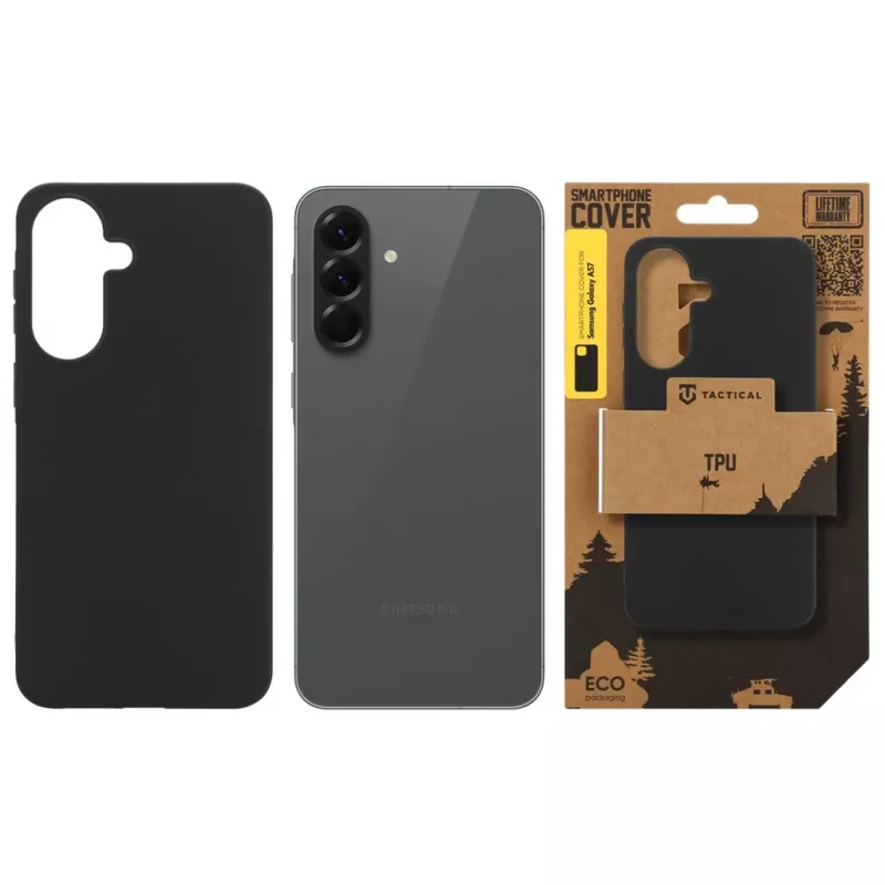 Tactical Back Cover TPU για Samsung Galaxy A57 μαύρο
