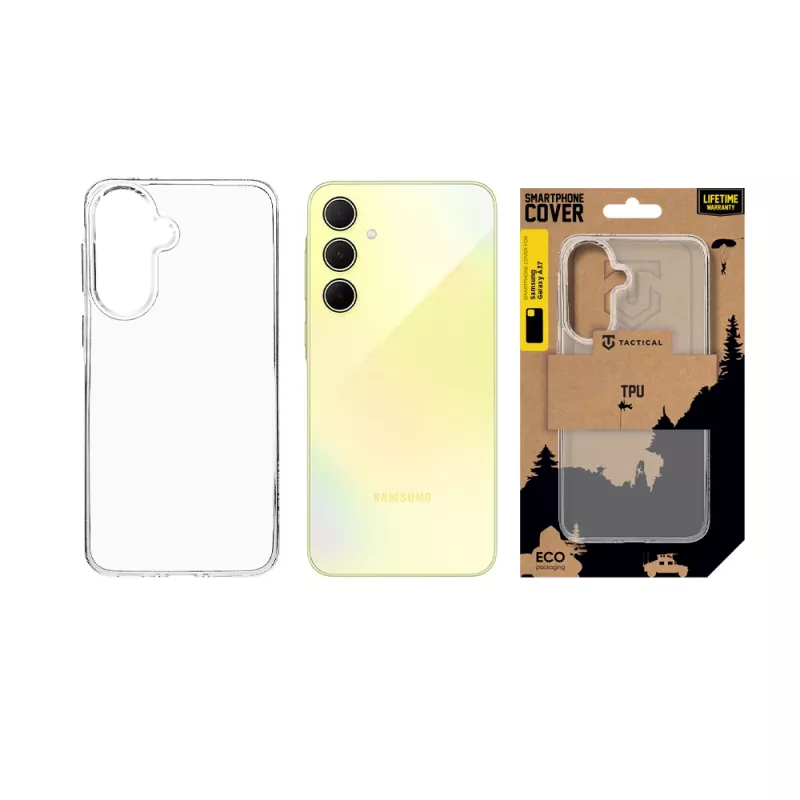 Tactical Back Cover TPU για Samsung Galaxy A37, διαφανές