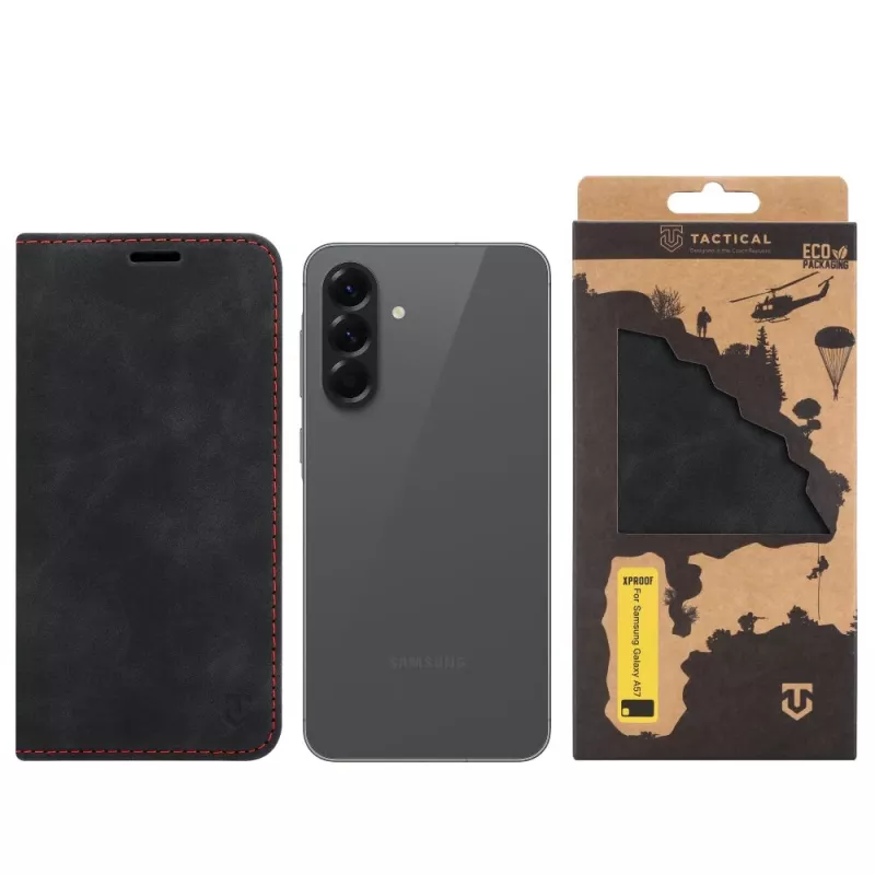 Tactical Θήκη Βιβλίο Xproof Galaxy A57 Black Hawk