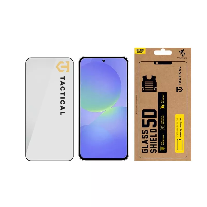 Tactical Glass Shield 5D για Galaxy A37 μαύρο