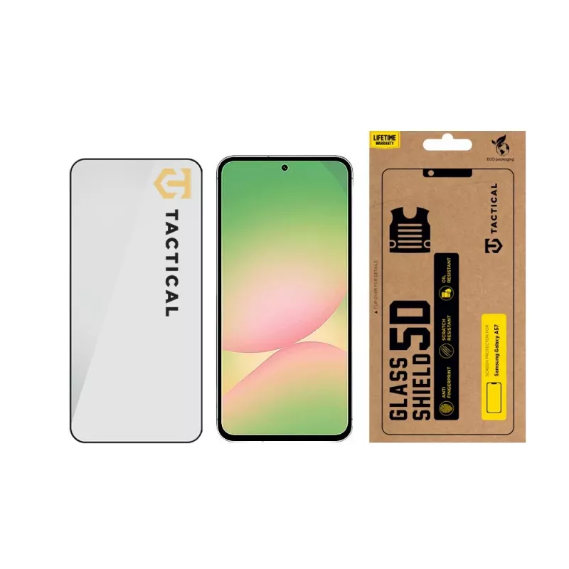 Tactical Glass Shield 5D για Samsung Galaxy A57 μαύρο