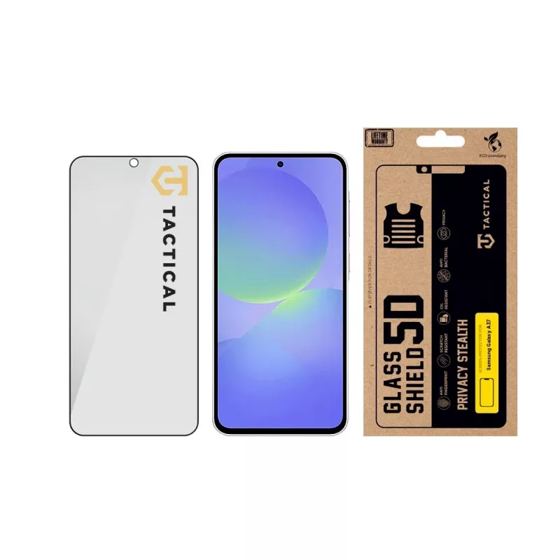 Tactical Glass Shield Privacy Stealth 5D για Samsung Galaxy A37 μαύρο