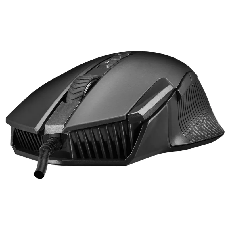 Rampage Comfort Ποντίκι gaming, προγραμματιζόμενο, 12800 DPI RGB, μαύρο