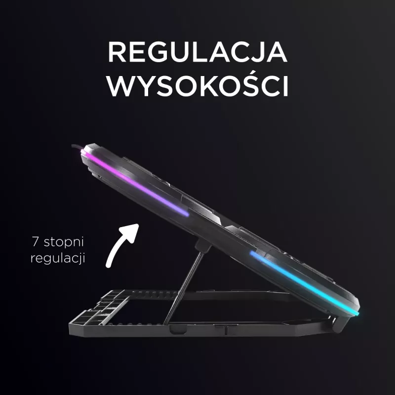 Rampage PROTE R6 Βάση ψύξης laptop, 10-17 ίντσες, RGB