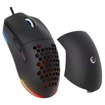 Rampage BLINK Ενσύρματο ποντίκι gaming USB, 12800 DPI, RGB, οπτικός αισθητήρας, μαύρο