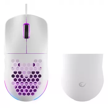 Rampage BLINK Ενσύρματο ποντίκι gaming, 12800 DPI, RGB, οπτικός αισθητήρας, λευκό
