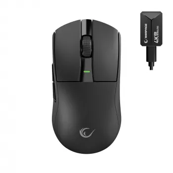 Rampage Zenith Pro Black Wireless Gaming Mouse 26000 DPI PAW3395 4KHz Tri-Mode μαύρο