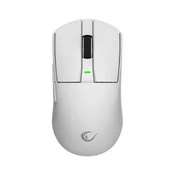 Rampage Zenith Pro Ασύρματο ποντίκι gaming 26000 DPI λευκό + δέκτης 4KHz PAW3395 BT 5.2