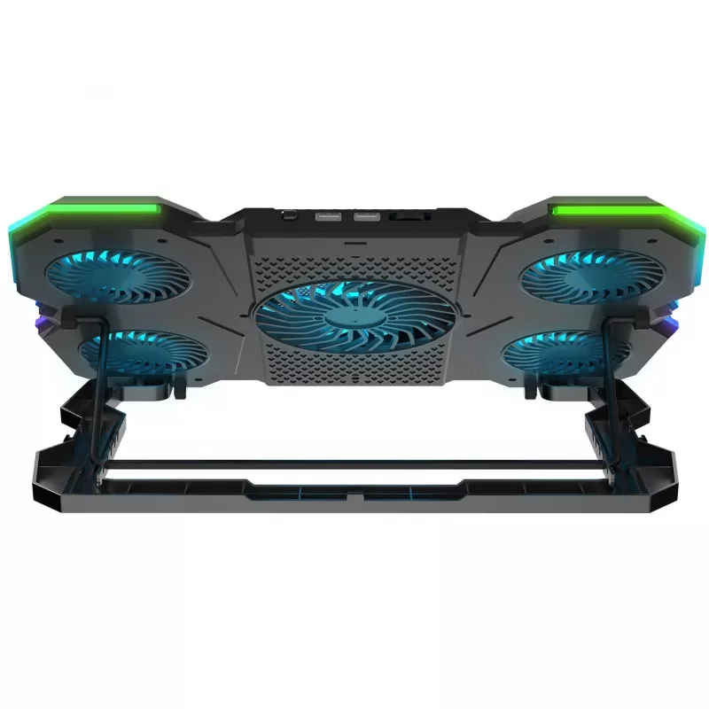 Rampage X-RANGER 9-17 RGB Ρυθμιζόμενη βάση ψύξης laptop
