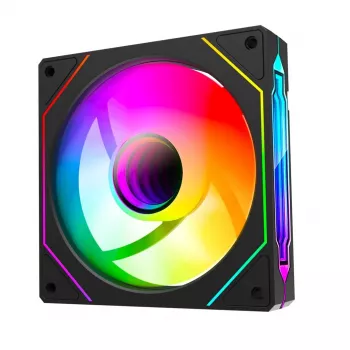 Rampage Ανεμιστήρας κουτιού 120mm 1800RPM Infinite Loop ARGB PWM μαύρος