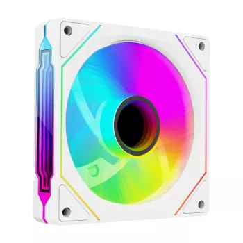 Rampage Ανεμιστήρας κουτιού 120mm 1800RPM Infinite Loop ARGB λευκός PWM