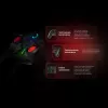 Rampage Hydra Pro Pad Wireless RGB 2.4G Hall Effect χειριστήριο με μαγνητικά triggers, μαύρο