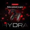 Rampage Hydra Pro Pad Wireless RGB 2.4G Hall Effect χειριστήριο με μαγνητικά triggers, μαύρο