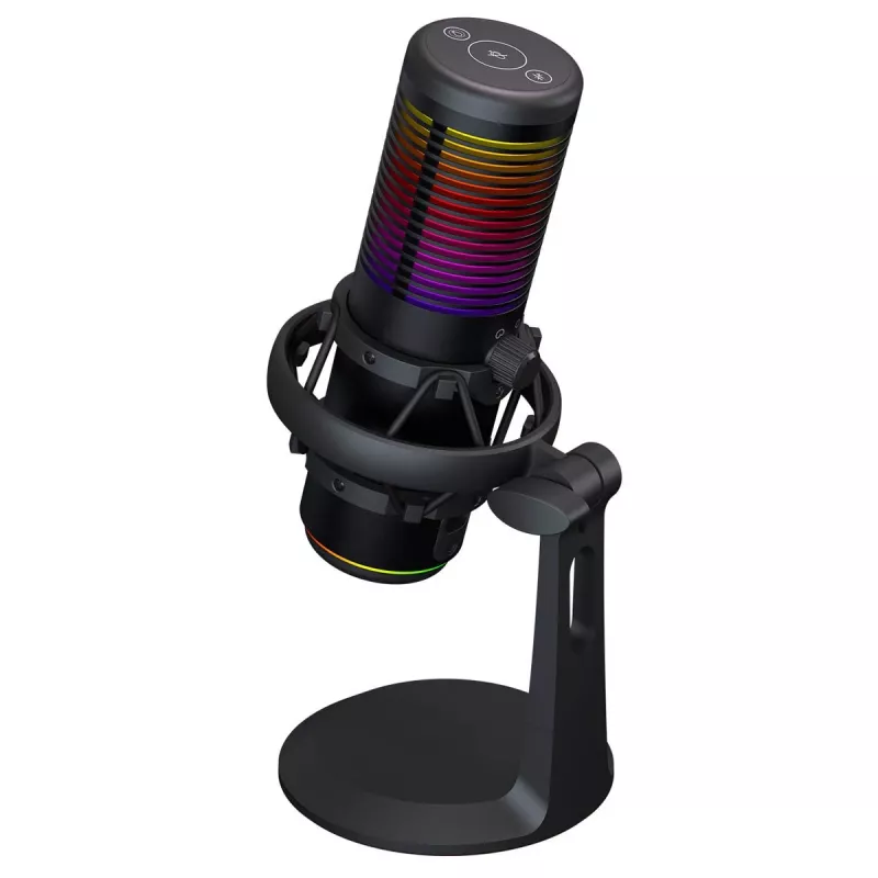 Rampage Bemol RGB USB-C μικρόφωνο gaming, μαύρο