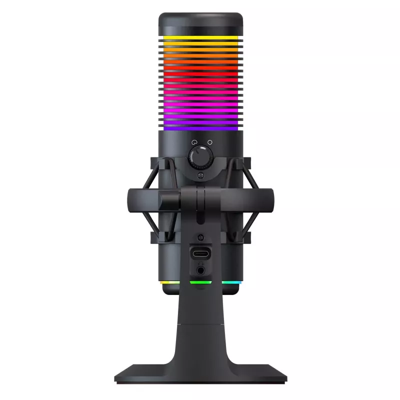 Rampage Bemol RGB USB-C μικρόφωνο gaming, μαύρο