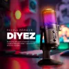 Rampage Diyez RGB USB-C μικρόφωνο gaming, μαύρο