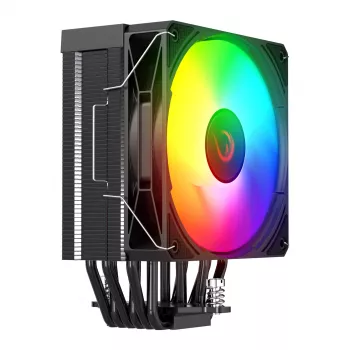Rampage Octagon C70 ψύκτρα CPU LGA1700/AM5 LCD ανεμιστήρας Infinity 120mm ARGB, μαύρο