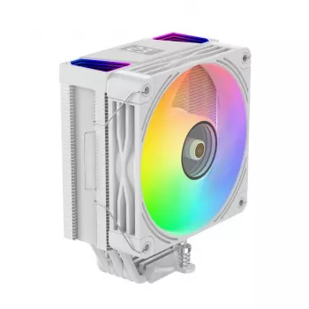 Rampage Octagon C70 ψύκτρα CPU με LCD, ανεμιστήρας 120 mm ARGB, AM5/LGA1700, λευκό