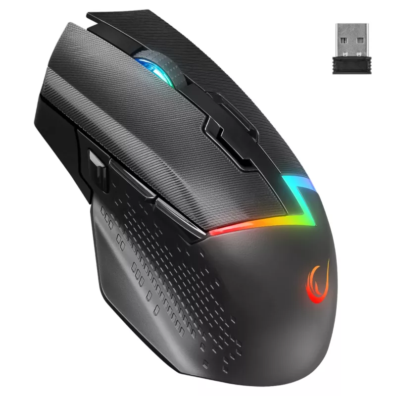 Rampage Drop M3 V2 ασύρματο ποντίκι gaming 24000 DPI 1000 Hz, μαύρο