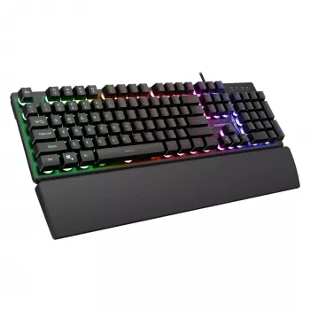 Rampage Fortuna σετ πληκτρολογίου, ποντικιού και mouse pad gaming, 12800 DPI, μαύρο