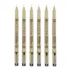 Sakura Pigma Micron σετ 6 μαρκαδόρων fineliner μαύρο