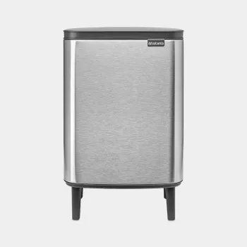 Brabantia BO κάδος απορριμμάτων HI 12 L Matte Steel Fingerprint Proof