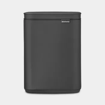 Brabantia BO κάδος απορριμμάτων 4 λίτρων Mineral Infinite Grey