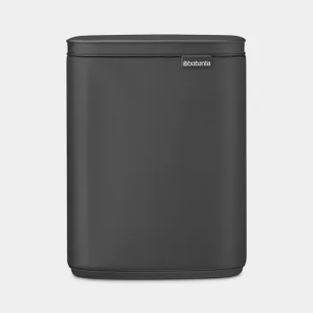 Brabantia Bo κάδος απορριμμάτων 7 λίτρων Mineral Infinite Grey
