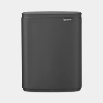 Brabantia BO κάδος απορριμμάτων 12 λίτρων ματ Infinite Grey
