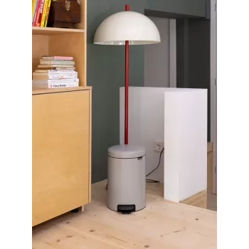 Brabantia NewIcon 20 L Soft Grey κάδος με πεντάλ