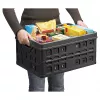 Helit πτυσσόμενο κουτί Square H6180295 46L πτυσσόμενο κουτί αποθήκευσης γκρι/μαύρο