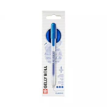 Sakura Gelly Roll Retractable Classic πένα gel διαφανές 0,4 mm μπλε μελάνι