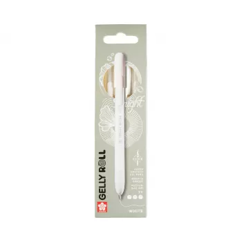 Sakura Gelly Roll Retractable Classic πένα gel διαφανές 0,45 mm λευκό μελάνι