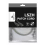 GEMBIRD PP6A-LSZHCU-1M Καλώδιο δικτύου Cat6A SFTP LSZH RJ45 1m Γκρι
