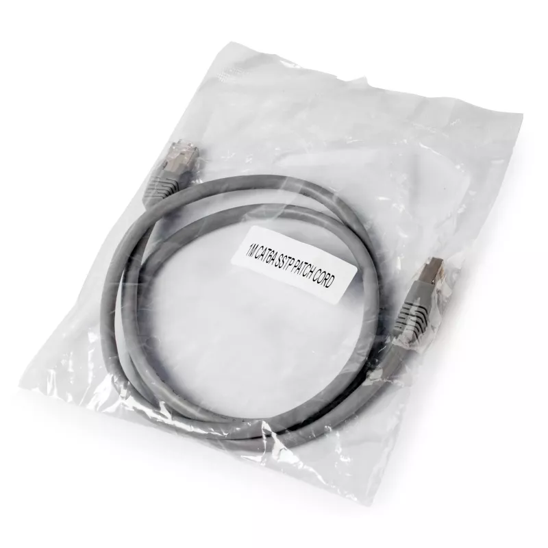 GEMBIRD PP6A-LSZHCU-1M Καλώδιο δικτύου Cat6A SFTP LSZH RJ45 1m Γκρι