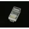 Gembird LC-8P8C-002/50 Βύσμα RJ-45 Modular, διαφανές, επιχρυσωμένο, Συσκευασία 50 τεμ.