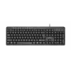 Gembird KB-UM-106 Συμπαγές πληκτρολόγιο πολυμέσων, ενσύρματο USB, Μαύρο