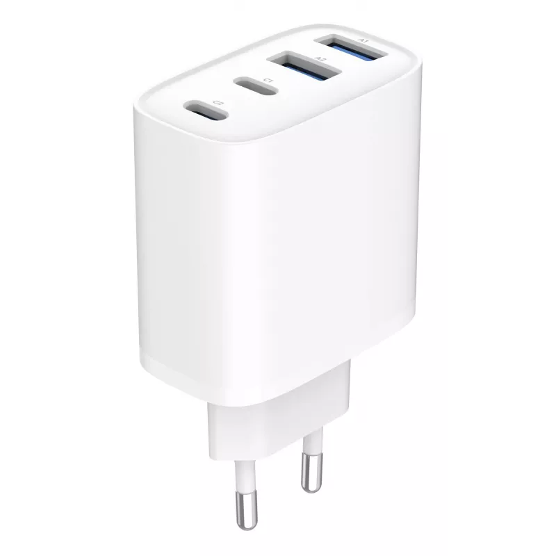 GEMBIRD TA-UC-2A2C-PD40-01-W GaN USB PD Φορτιστής 4 Θυρών, 40 W, Λευκό